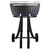 LotusGrill Raucharmer Holzkohlegrill XXL (Anthrazit, Hauptgrillfläche: Ø 57,6 cm, Ausstattung: Gestell)