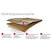 Egger Home Designvloer (1.292 x 246 x 7,5 mm, Brede deelplanken)