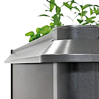 Biohort Schneckenblech (Passend für: Biohort Hochbeet 1,5 x 0,5 m, Dunkelgrau Metallic)