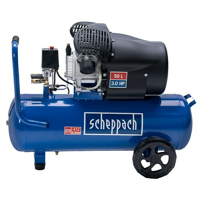 Scheppach Druckluft Kompressor HC52DC, 2200W Leistung