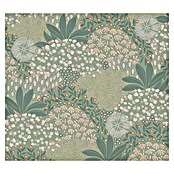 A.S. Création Vliestapete Blüten (Grün-Rosé, Floral, 10,05 x 0,53 m) | BAUHAUS