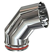 Practic Codo para tubos pared simple (Diámetro: 175 mm, 72 °, Inox) | BAUHAUS