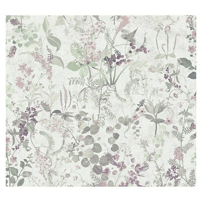 A.S. Création Vliestapete Blüten (Pastell, Floral, 10,05 x 0,53 m)