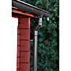 FunkeGruppe Fallrohr (Nennweite: 50 mm, Länge: 100 cm, Kunststoff, Braun)