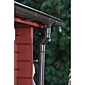 FALLROHR MIT MUFFE  RG 50 mm 2m ANTRAZIT