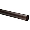 FunkeGruppe Fallrohr (Nennweite: 50 mm, Länge: 100 cm, Kunststoff, Braun)