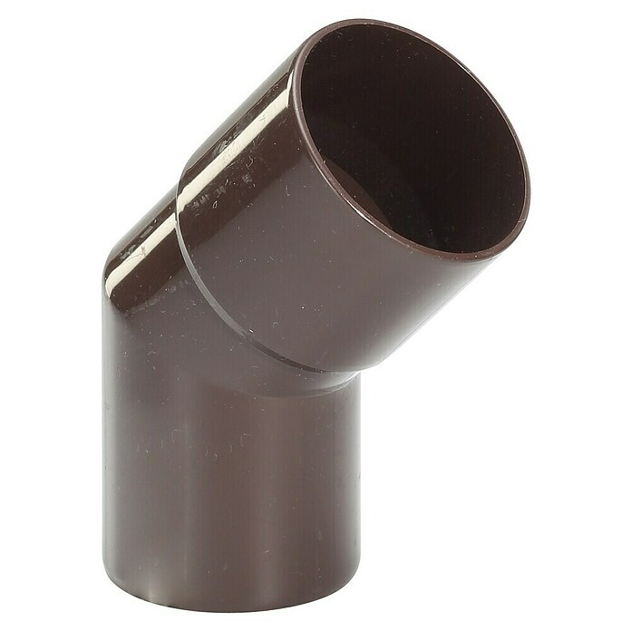FunkeGruppe Fallrohrbogen (Nennweite: 50 mm, Winkel: 45°, Kunststoff, Braun)
