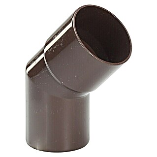 FunkeGruppe Fallrohrbogen (Nennweite: 50 mm, Winkel: 45 °, Kunststoff, Braun)