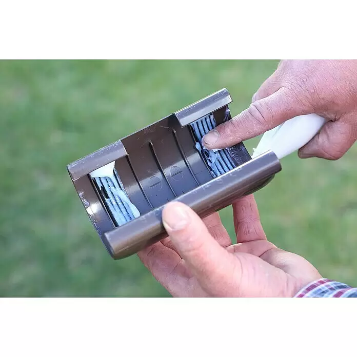 FunkeGruppe Rinnenverbinder - Nennweite: 75 mm, Kunststoff, Anthrazit - Anwendungsbeispiel