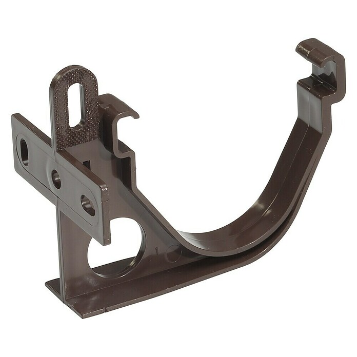 FunkeGruppe Dachrinnenhalter (Nennweite: 70 mm, Braun, Kunststoff)