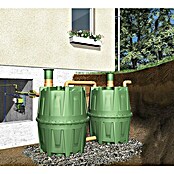 4rain Regenwassertank Komplettpaket Herkules Haus 6400 L (6.400 l (4 x 1.600 l), Polypropylen)
