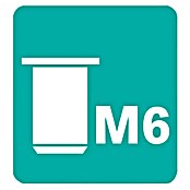 Rapid Alicates para tuercas ciegas RP 110 (Específico para: Tuercas con remache ciego, M3, M6)
