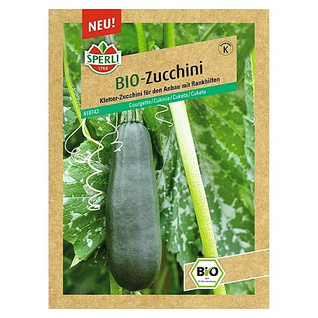 Sperli  Gemüsesamen BIO Kletterzucchini