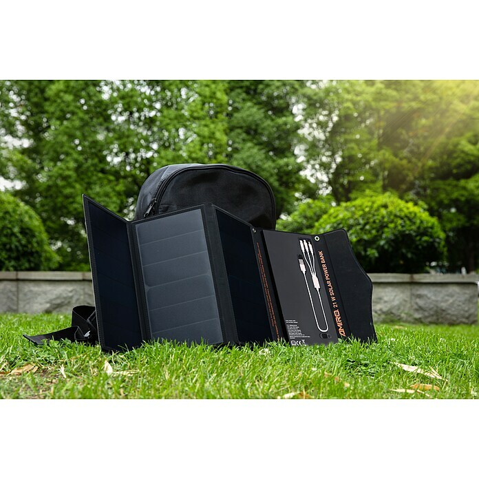 Yard Force Cargador solar LX PB21 (48,1 Wh, 65 x 28,5 x 1,5 cm) | BAUHAUS