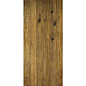 Radex Holzschiebetür Modern Rustic (95 x 210 cm, Kiefer, Farbe: Eiche Bronze, Motiv: XX) | BAUHAUS