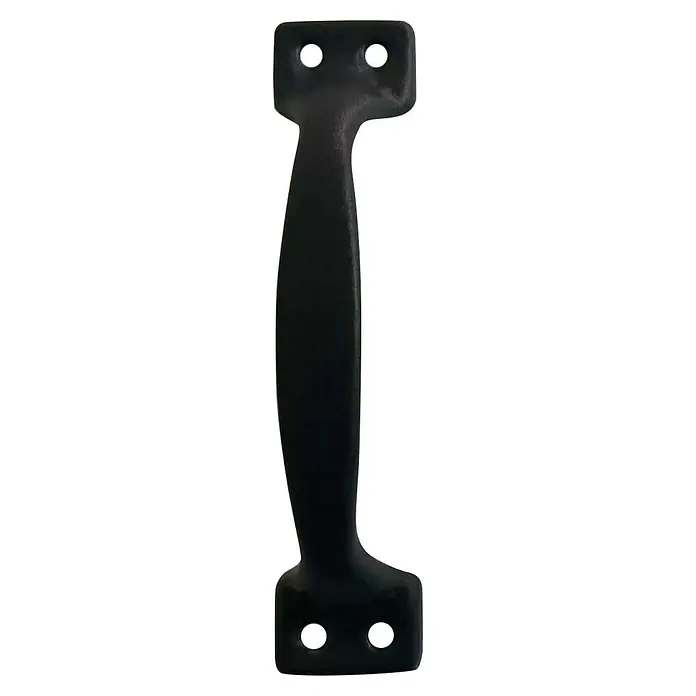 Radex Griff - 100 x 24 x 20 mm, Stahl, Schwarz matt - Schwarzer Türgriff aus Metall mit zwei Befestigungslöchern für eine einfache Montage an Türen oder Schubladen.