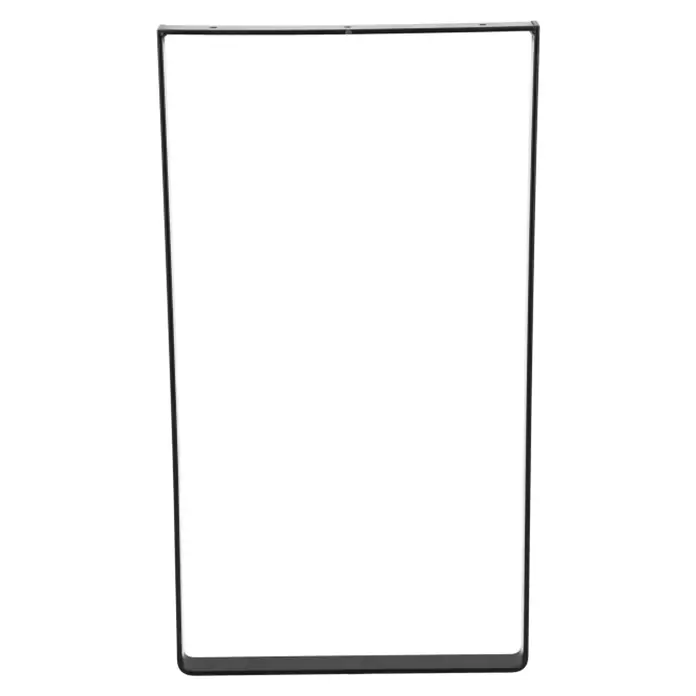 Rei Möbelfuß Strong - L x B x H: 4 x 38,5 x 71 cm, Traglast: 250 kg, Stahl, Schwarz