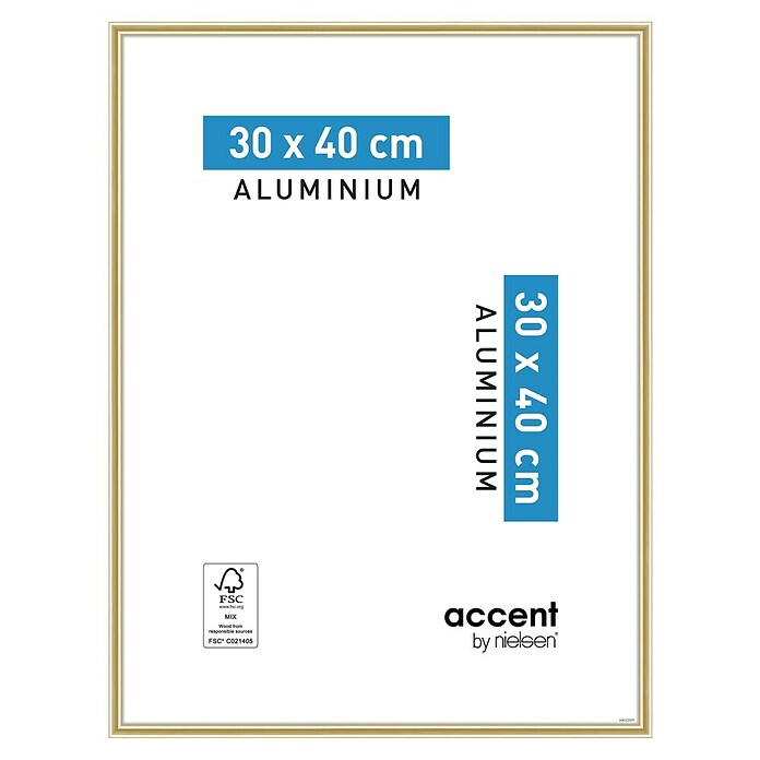 Nielsen Okvir za fotografije  (30 x 40 cm, Aluminij) | 6743 - Alu-Wechselrahmen | HFDA - Wechselrahmen | HFD - Galerie | HF - Galerie | H - Innendeko/Farben | BAUHAUS