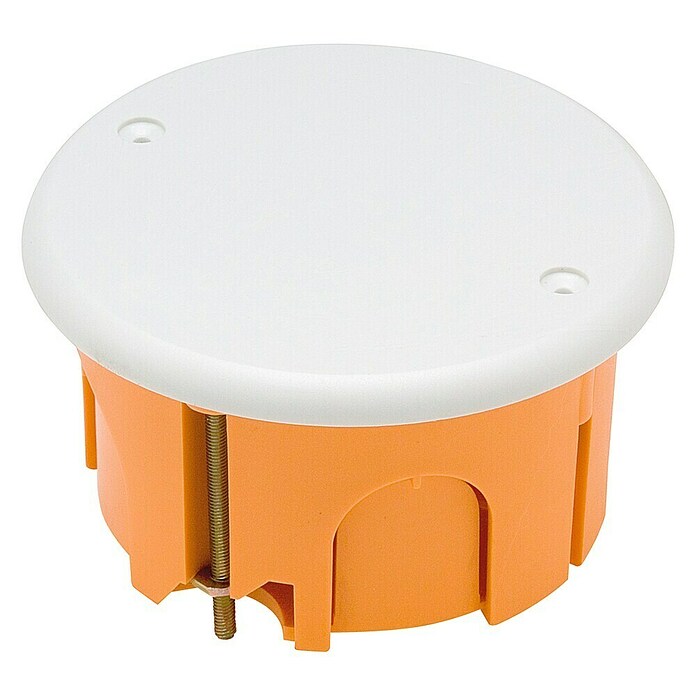 Famatel Caja de empotrar con tapa (L x An x Al: 6,7 x 6,7 x 3,9 cm, Empotrado)