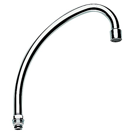 Grohe HU-Rohrauslauf (Chrom, Messing, Ausladung: 185 mm)