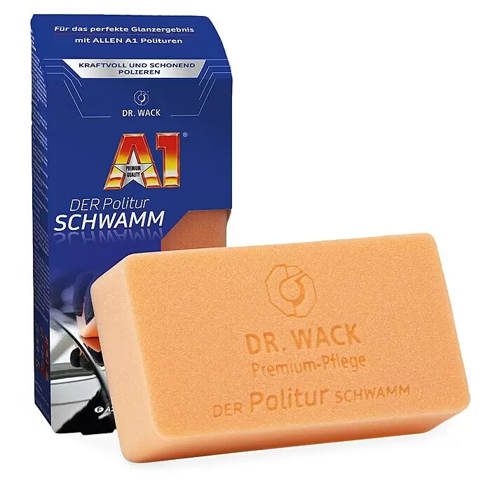 Polierschwamm A1 - 1 Stk., Geeignet für: Autolacke - Diagonale Ansicht
