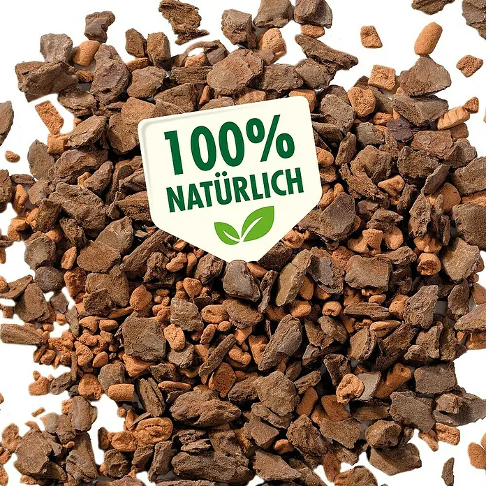 Seramis Orchideen-Granulat - Nettovolumen: 7 l - Haufen von 100 % natürlichen, zerkleinerten Baumrinde, ideal für Gartenbau und Dekoration.