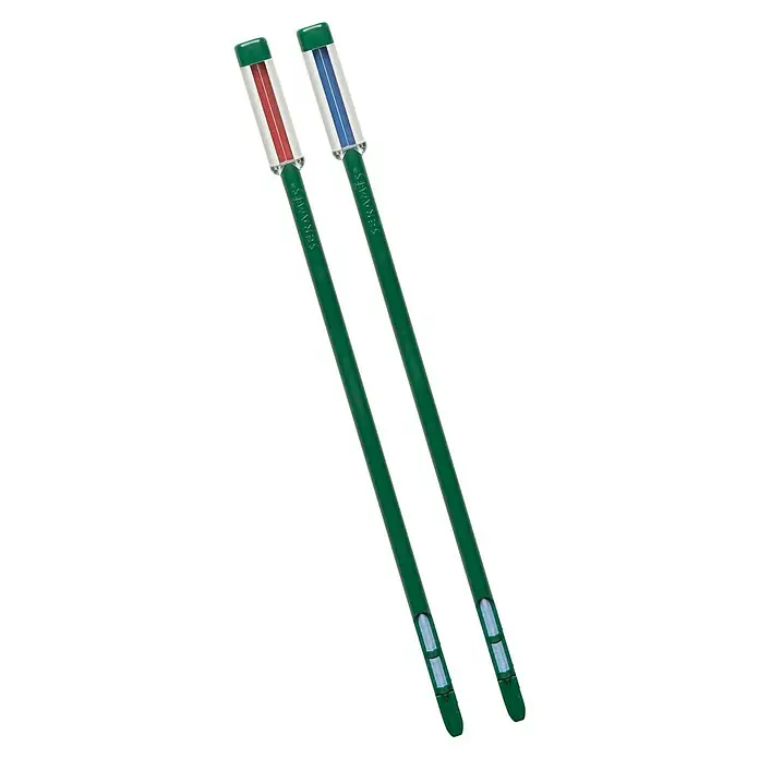 Seramis Gießanzeiger Indoor - Topfhöhe über 16 cm, 2 Stk. - Zwei SeraWipes-Reinigungsstäbe mit roten und blauen Streifen. Das Produkt sorgt für saubere Luft und beste Hygiene in Ihrem Zuhause.