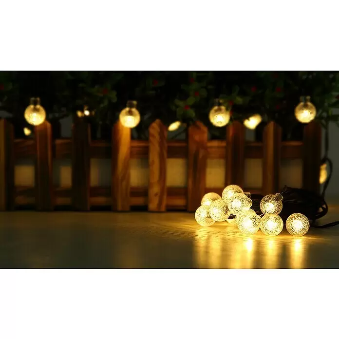 Globo Solar-Lichterkette - Länge: 2 m, LED, IP44 - Stimmungsaufnahme