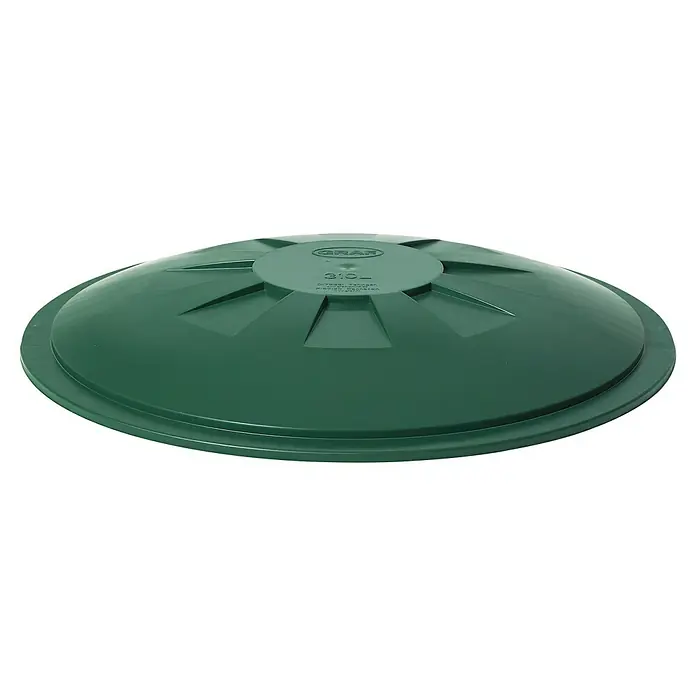 Garantia Basic Line Deckel - Passend für: 310 l Regentonnen Rund, Kunststoff - Grüner GRAF Tankdeckel, gefertigt aus robustem Kunststoff, ideal zur Abdeckung von Tanks im Garten oder im Außenbereich für optimalen Schutz.