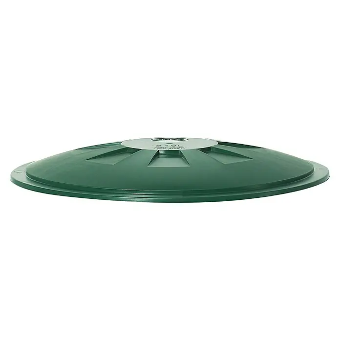Garantia Basic Line Deckel - Passend für: 210 l Regentonnen Rund, Kunststoff - Grüne 210L-Deckel für Regenwassertanks. Robustes Design für langfristige Nutzung.