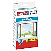 Tesa Insect Stop Mosquitera para ventana Standard  (An x Al: 130 x 150 cm, Blanco, Fijación por velcro)