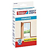 Tesa Insect Stop Insektenschutzgitter (B x H: 120 x 220 cm, Weiß, Klettbefestigung, Tür)