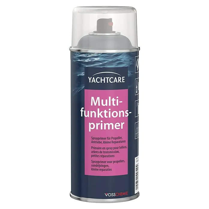 Yachtcare Multiprimer - 400 ml, Grau - Yachtcare Multi-Funktionsprimer Sprühdose. Geeignet für Propeller und Antriebe, ideal für kleine Reparaturen.