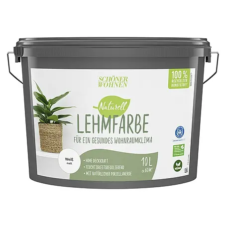 SCHÖNER WOHNEN-Farbe Naturell Wandfarbe Lehmfarbe