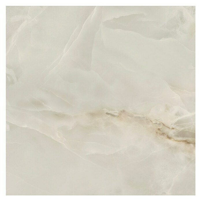 Feinsteinzeugfliese Onyx Lux (60 x 60 cm, Elfenbein) | BAUHAUS