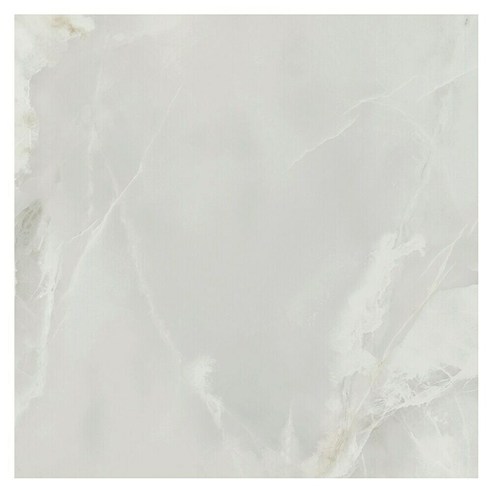 Feinsteinzeugfliese Onyx Lux (60 x 60 cm, Hellgrau) | BAUHAUS