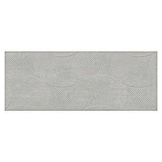 Wandfliese Metal Twist (90 x 35 cm, Silber, Matt)