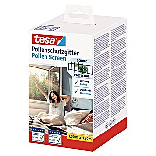 Tesa Pollenschutzgitter Insect Stop (B x L: 1,5 x 1,8 m, Anthrazit)