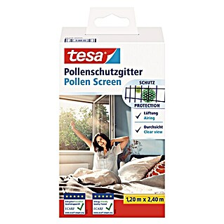Tesa Pollenschutzgitter (B x L: 1,2 x 2,4 m, Anthrazit)
