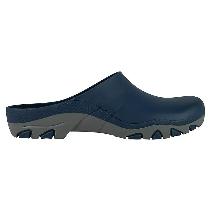 Gartenclogs - Schuhe geeignet für: Herren, Schuhgröße: 45, Navy - Blaue Clogs mit rutschfester Sohle, ideal für Komfort und Sicherheit im Arbeitsalltag oder in der Freizeit, für Damen und Herren geeignet.