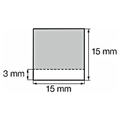 Primo Kompriband 3 – 15 mm (Schwarz, 12 m x 15 mm x 15 mm) | BAUHAUS