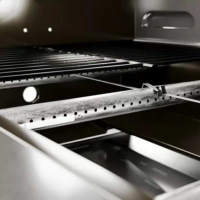 Grillstar Gasgrill Powerburner 350-1 - Grillfläche (B x T): 57 x 41 cm, 8,79 kW, Anzahl Brenner: 3 - Detailaufnahme