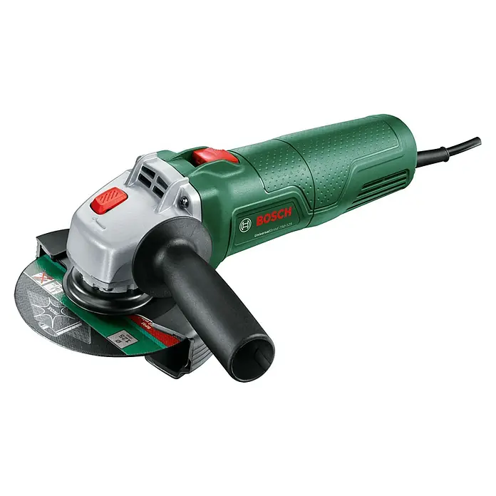 Bosch Elektro-Winkelschleifer UniversalGrind 750-125 - 750 W, Durchmesser Scheibe: 125 mm, Leerlaufdrehzahl: 12.000 U/min - Bosch Winkelschleifer mit einem Schleifscheibendurchmesser von 125 mm und einem ergonomischen Griff für komfortables Arbeiten.