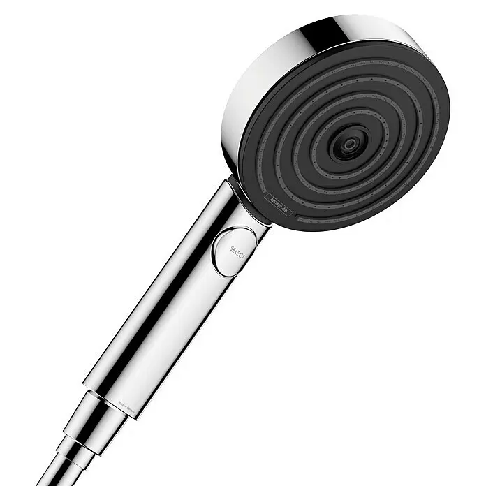 Hansgrohe Pulsify Select S Handbrause 105 Relaxation - Durchmesser: 10,5 cm, Chrom - Detailaufnahme