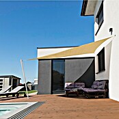 Windhager Sončno jadro Elba  (Do x Š: 3,6 x 3,6 m, Slonokoščena, Trikotne oblike) | 6450 - Sonnensegel | ICFA - Sonnenschutz | ICF - Sonnenschutz | IC - Freizeit im Garten | I - Stadtgarten | BAUHAUS