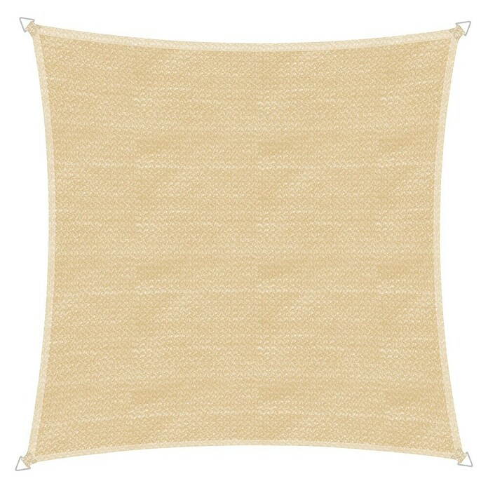 Windhager Sonnensegel Capri (L x B: 5 x 5 m, Quadratisch, Champagner) | BAUHAUS