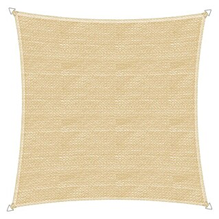 Windhager Sonnensegel Capri (L x B: 4 x 4 m, Quadratisch, Champagner)