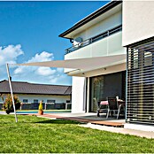 Windhager Sonnensegel Cannes (L x B: 3 x 3 m, Grau, Dreieckig) | BAUHAUS