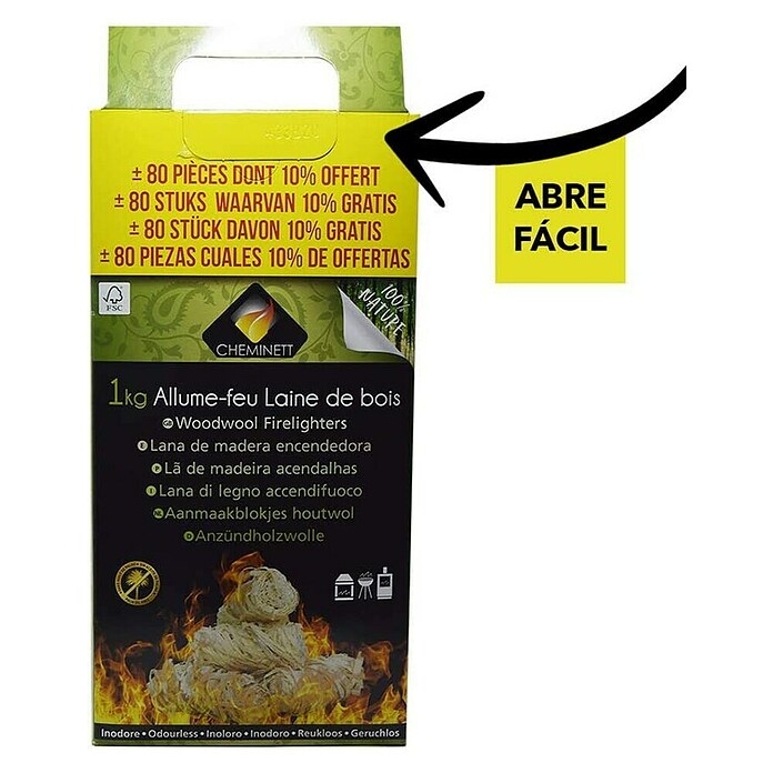 Virutas para encendido ecológicas (1 kg) | BAUHAUS