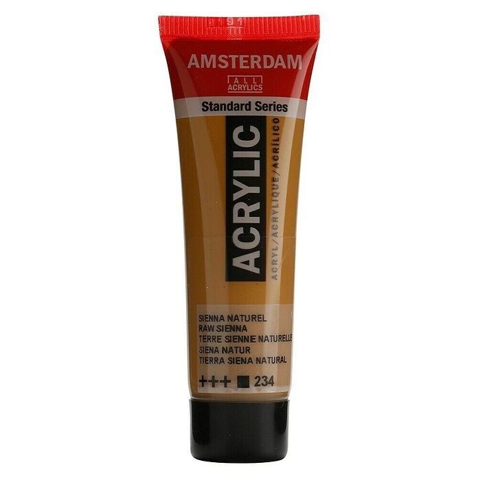 Talens Amsterdam Pintura acrílica Standard (Siena Natural, 20 ml, Tubo)